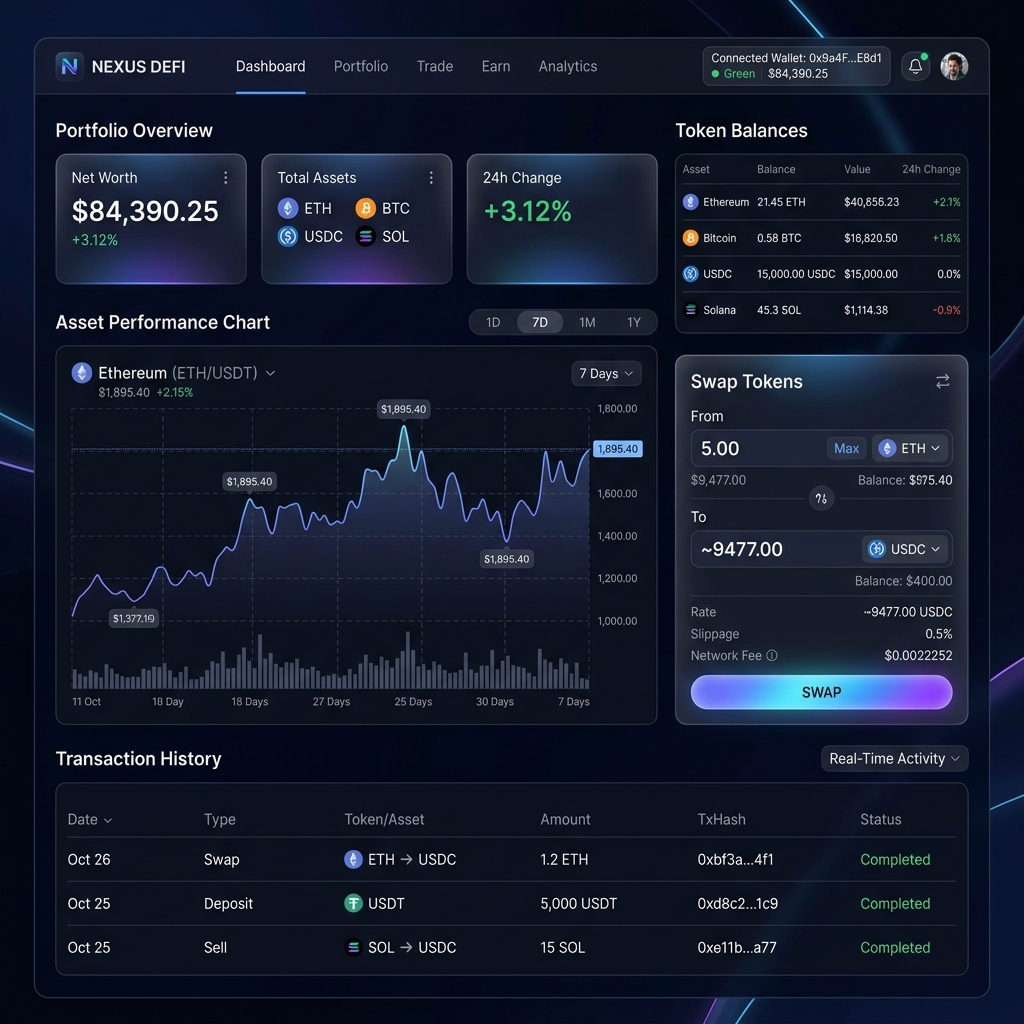 NexusDeFi Trading Platform