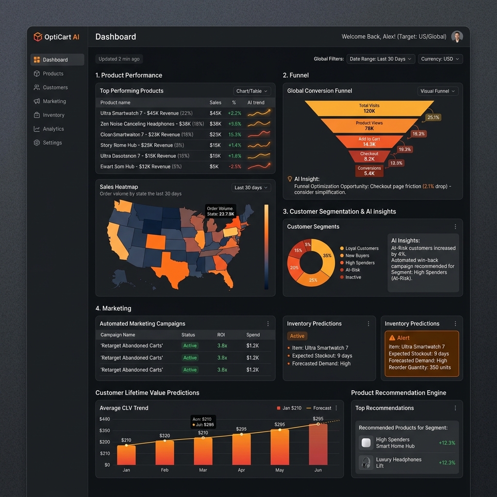 OptiCart E-commerce Analytics